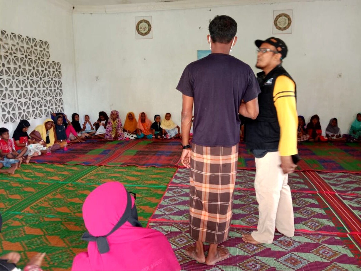 Anak Pengungsi Rohingya Diberikan Trauma Healing