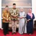 Gubernur Aceh Nova Iriansyah bersama Kaper BPKP Aceh Indra Khaira Jaya saat berhalal bihalal untuk memperkuat silaturahmi, Selasa, 3 Mei 2022