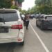 Jumlah kendaraan di jalan raya Banda Aceh-Medan mengalami peningkatan saat puncak arus balik mudik 7-8 Mei 2022