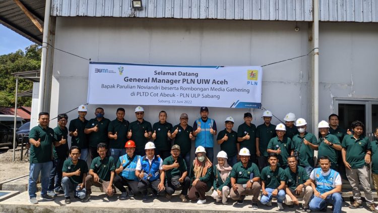 Kegiatan media gathering PT PLN UIW Aceh di Sabang pada 22-23 Juni 2022