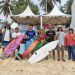 Dua atlet selancar ombak binaan KONI Aceh Dhia Izhar dan Riski Putra berhasil meraih juara pertama pada Kejuaraan Sumatera Surfing Series I di Pantai Pangubaian, Kabupaten Kaur, Bengkulu
