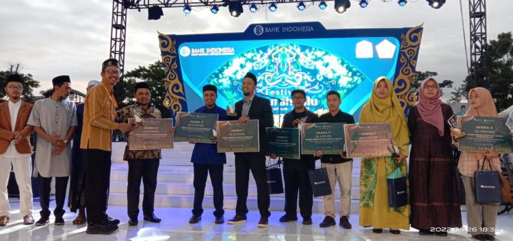 Baitulmal Aceh (BMA) terpilih sebagai juara 1 Lomba Road to Festival Ekonomi Syariah (Fesyar) Bank Indonesia (BI) Aceh Tahun 2022