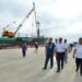 Kepala Dinas Perhubungan Aceh Teuku Faisal meninjau ke Pelabuhan Krueng Geukueh di Aceh Utara, Kamis, 4 Agustus 2022