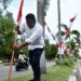 Jalan protokol di Kota Banda Aceh Semarak dengan pemasangan bendera dan umbul-umbul merah putih
