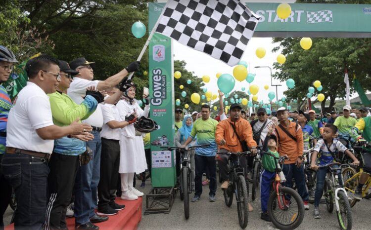 Bank Aceh Syariah akan menggelar sepeda santai ‘Gowess Action Bank Aceh Syariah’, pada Ahad (28/8/2022) di Banda Aceh