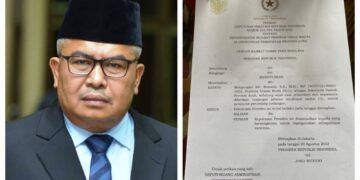 Bustami Hamzah dan petikan Keppres pengangkatan Sekda Aceh yang beredar