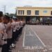 Polresta Banda Aceh menggelar apel pengamanan Anies Baswedan dan cegah Guantibmas jelang milan GAM 4 Desember, Jum'at pagi (2/12)