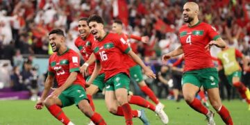 Maroko berhasil mengalahkan Spanyol melalui drama adu penalti. Singa Atlas mengukir sejarah lolos ke perempat final Piala Dunia untuk kali pertama