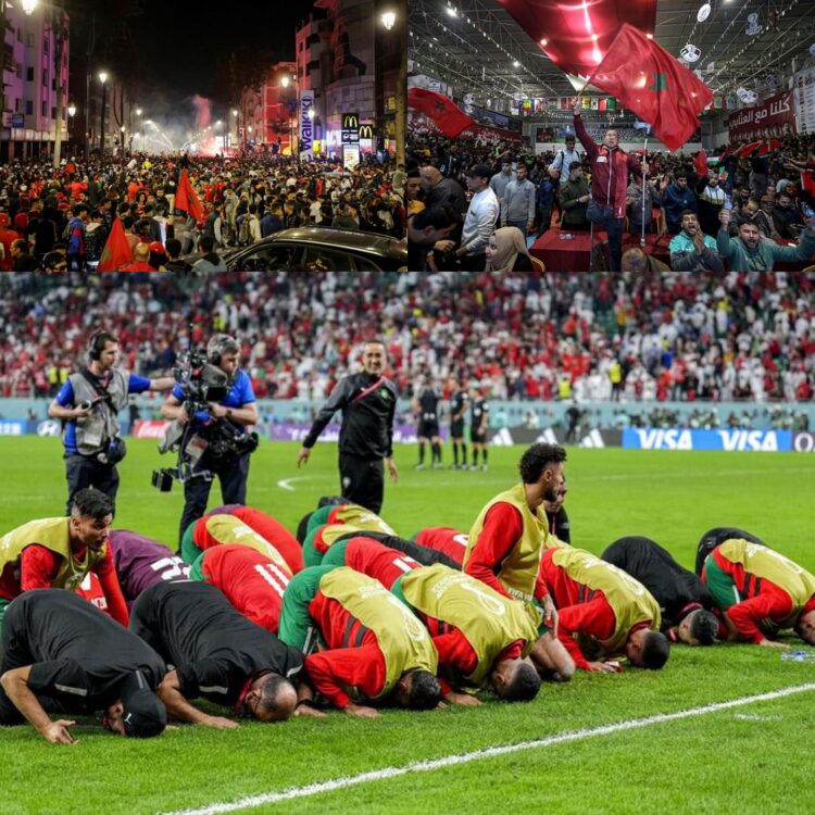 Maroko merayakan kemenangan bersejarah atas Spanyol untuk umat Muslim dunia, sebagai tim Arab pertama tembus ke perempat final Piala Dunia 2022