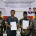 Penandatanganan Perjanjian Kerja Sama Bebas Narkoba untuk calon pengantin (catin) yang dilaksanakan di Asrama Haji Banda Aceh, Kamis (29/12)