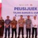 Peusijuek Tajak atau pengeboran eksplorasi migas Sumur A-55 A di Kabupaten Aceh Utara, Kamis (9/2)