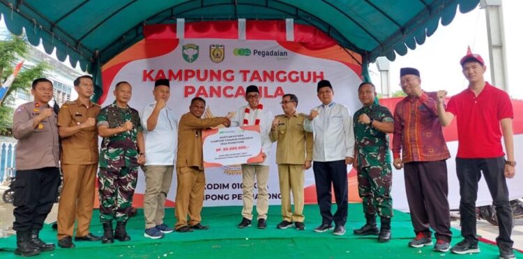 Gampong Peunayong Kecamatan Kuta Alam Kota Banda Aceh Resmi Dicanangkan Sebagai Kampung Tangguh Pancasila, Selasa (14/2)