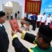 Pj Bupati Aceh Besar Muhammad Iswanto melantik pejabat Administrator atau eselon III di lingkungan Pemkab Aceh Besar, di Meuligoe Bupati Aceh Besar, Jum'at (24/2)