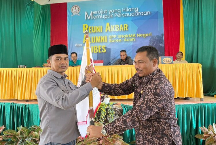 Kafrawi Razali, ASN Dinas Peternakan Aceh terpilih kembali sebagai Ketua Ikatan Alumni (IKA) SPP-SNakMA Negeri Saree-Aceh Periode 2023 -2026