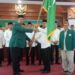 Ketua PW Al Washliyah Aceh Dr Ridwan Nurdin mengukuhkan Pengurus Daerah Al Jamiatul Washliyah Kota Lhokseumawe, Jum'at (10/3)