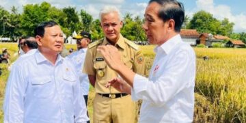 Presiden Jokowi menyinggung nama Prabowo Subianto salah satu tokoh yang cocok jadi cawapres mendampingi Ganjar Pranowo. Biro Pers Sekretariat Presiden