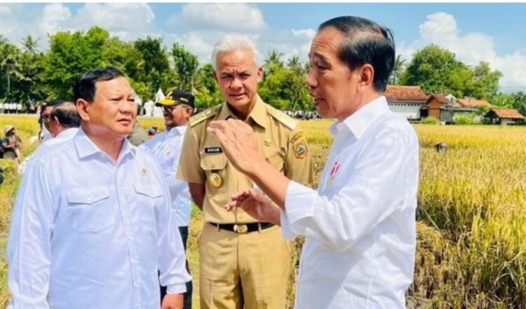 Presiden Jokowi menyinggung nama Prabowo Subianto salah satu tokoh yang cocok jadi cawapres mendampingi Ganjar Pranowo. Biro Pers Sekretariat Presiden