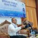 Ketua YARA Safaruddin saat menjadi pembicara diskusi publik dengan tema “Revisi Qanun LKS, Perlukah?” yang digelar Prodi Hukum Ekonomi Syariah (HES) Fakultas Syariah dan Hukum (FSH) UIN Ar-Raniry, Jum'at (26/5)