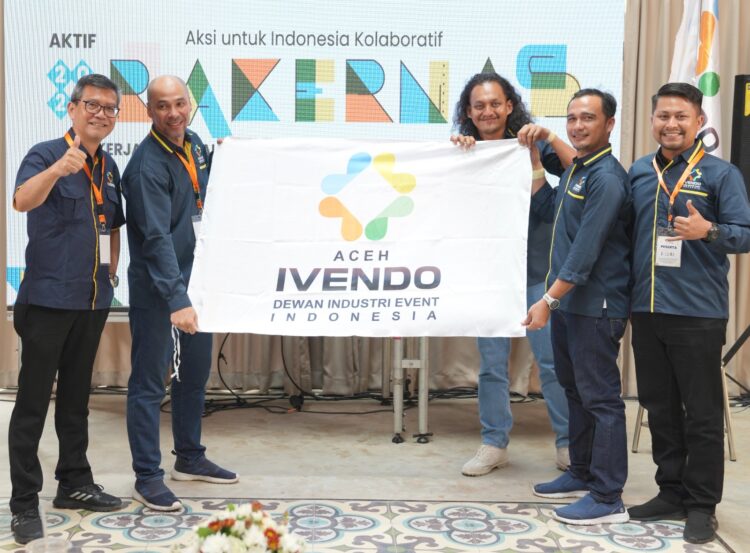 Jamilul Fikar dilantik jadi Ketua IVENDO Aceh pada Rapat Kerja Nasional ke-4 di Ballroom Kama Ruang, Tangerang Selatan, Banten, Senin (15/5)