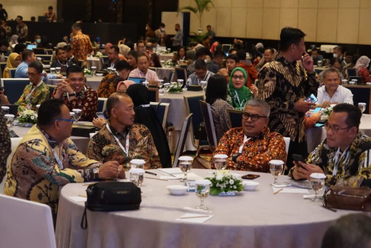 Sekda Aceh Bustami Hamzah bersama dengan Sekda Provinsi lainya mengikuti kegiatan Musrembangnas RPJPN di Nusa Dua Convention Center, Bali, Senin 22 Mei 2023