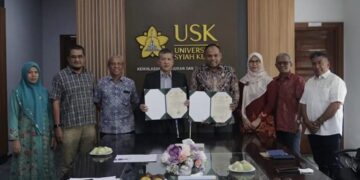 USK menandatangani MoU dengan Komisi Informasi Aceh (KIA) di Ruang Mini Rektor USK, Kamis, 22 Juni 2023