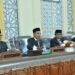 Ketua DPRK Banda Aceh Farid Nyak Umar saat membuka Rapat Paripurna Penyampaian dan Penyerahan Rancangan Qanun Pertanggungjawaban APBK Banda Aceh Tahun 2022, Rabu (7/6)
