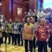 Ketua Umum Kadin Indonesia Mohammad Arsjad Rasjid mengukuhkan Dewan Pengurus Kamar Dagang dan Industri (Kadin) Aceh, di Anjong Mon Mata Banda Aceh, Senin (10/7)