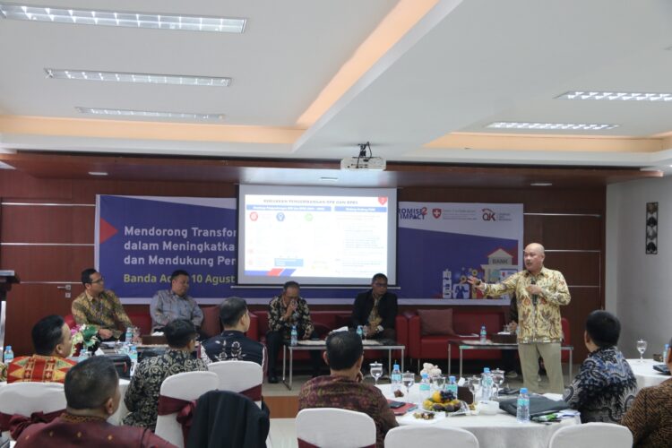 OJK Aceh bekerja sama dengan ILO menggelar FGD yang mengusung tema “Pengembangan Ekosistem Atsiri Aceh” di Kantor OJK Provinsi Aceh, 10 Agustus 2023