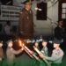 Kajari Bireuen Munawal Hadi SH MH memimpin upacara Taptu) dan pawai obor dalam rangka HUT ke-78 Kemerdekaan RI Tahun 2023 di halaman Pendopo Bupati Bireuen, Selasa malam (15/8)