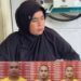 Fauziah (47), Ibunda almarhum Imam Masykur (25) bertemu dengan pelaku penculikan, penganiayaan, pemerasan dan pembunuh anaknya almarhum Imam Masykur, di Pomdam Jaya, Jakarta, Selasa (5/9)