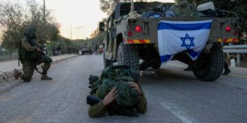 Tentara penjajah Israel di daerah dekat perbatasan Jalur Gaza