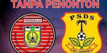 Persiraja Banda Aceh menjamu PSDS Deli Serdang tanpa kehadiran penonton di Stadion Harapan Bangsa Lhong Raya Banda Aceh pada Senin malam (11/12)