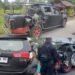Mobil Pengawal Capres Anies Baswedan mengalami kecelakaan beruntun di Aceh Timur, Ahad (17/12)