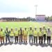 Komisi III DPRK Banda Aceh meninjau proses renovasi Stadion H Dimurthala Lampineung di Gampong Kota Baru, Kecamatan Kuta Alam, Senin (22/1)