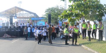 Kampanye akbar pasangan capres dan cawapres nomor urut 2 Prabowo-Gibran yang dijadwalkan berlangsung di pelataran parkir Stadion H Dimurthala Lampineung Banda Aceh, batal digelar, Sabtu (3/2/2024)