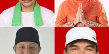 Empat calon DPD RI Aceh masih unggul perolehan suara sementara, Haji Uma, Darwati A Gani, Tgk Ahmada dan Abdul Hadi Bang Joni