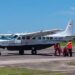 Pesawat Susi Air melayani perintis penerbangan di Bandara Syekh Hamzah Fansuri, Aceh Singkil, Kamis (21/3)