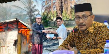 Anggota DPD RI asal Aceh, H Sudirman atau Haji Uma mengutus Staf Penghubung untuk melihat dan membantu Dayah Serambi Mekkah di Gampong Blang Beurandang, Kecamatan Johan Pahlawan, Aceh Barat yang mengalami kebakaran pekan lalu