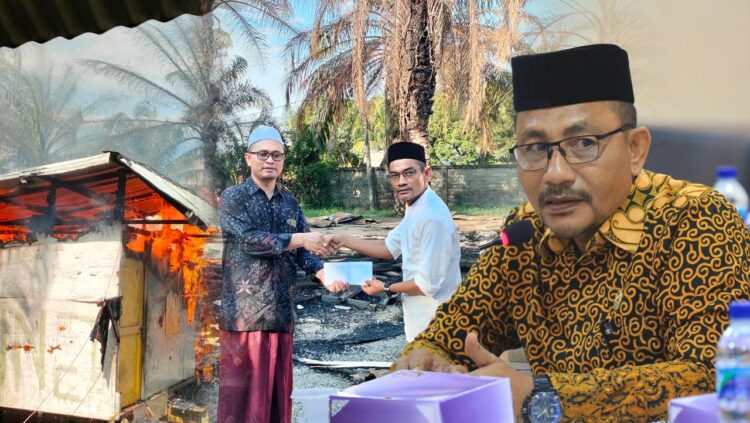 Anggota DPD RI asal Aceh, H Sudirman atau Haji Uma mengutus Staf Penghubung untuk melihat dan membantu Dayah Serambi Mekkah di Gampong Blang Beurandang, Kecamatan Johan Pahlawan, Aceh Barat yang mengalami kebakaran pekan lalu