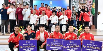 Pemko Banda Aceh akhirnya membayarkan bonus bagi para atlet berprestasi peraih medali pada PORA XIV yang berlangsung di Kabupaten Pidie 2022