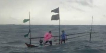 Dua nelayan Aceh Singkil yang karam perahunua berhasil ditemukan selamat