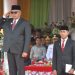 Pj Gubernur Aceh Bustami Hamzah menjadi Inspektur Upacara Peringatan HUT ke-25 Kabupaten Aceh Singkil di halaman Kantor Bupati Aceh Singkil, Sabtu (27/4/2024)