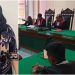 Pengadilan Negeri Medan menggelar sidang tuntutan terhadap terdakwa Hanisah, alias Nisa Binti Abdullah wanita dijuluki Ratu Narkoba asal Bireuen, Hanisah dituntut pidana mati, Senin (29/4)