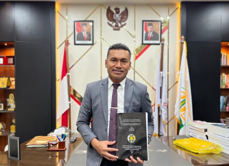 Wakil Ketua DPRA Safaruddin SSos MSP resmi menyandang gelar doktoral (S3) Studi Pembangunan pada Universitas Sumatera Utara (USU)