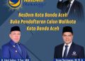 Partai Nasdem Kota Banda Aceh membuka pendaftaran bakal calon wali kota yang akan diusung dalam Pilkada Banda Aceh November 2024