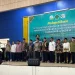 Direktur Pelayanan Haji Dalam Negeri Kementerian Agama Saiful Mujab melantik PPIH Embarkasi Aceh tahun 2024 di Gedung Asrama Haji Banda Aceh, Ahad, 5 Mei 2024