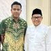 Sekretaris DPW PKB Aceh Munawar Ngohwan bersama Ketua Umum DPP PKB Muhaimin Iskandar
