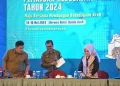 Pj Sekda Aceh Azwardi Abdullah membuka Rapat Konsorsium Pemajuan Kebudayaan Aceh 2024 di Hotel Hermes Palace Banda Aceh, Selasa, (14/5/2024). (Foto: For Info Aceh)