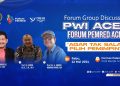 PWI Aceh bersama Forum Pemred SMSI Aceh menggelar FGD "Mencari Sosok Pemimpin Aceh yang Energik, Cerdas, dan Mengerti Akar Persoalan". Foto: Istimewa