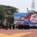 Kapolda Aceh Irjen Pol Achmad Kartiko memimpin upacara HUT ke-78 Bhayangkara di halaman Polda Aceh, Senin, 1 Juli 2024. (Foto: For Infoaceh.net)